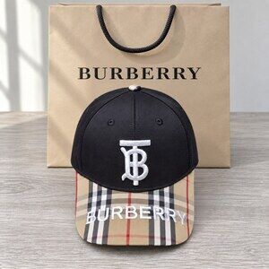Burberry TB Monogram Check Cap
